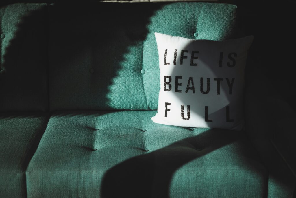 Life is beautiful cushion